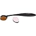 LittleBlack cosmetics 2 in 1 Oval Brush (Medium, Black) by LittleBlack cosmetics
