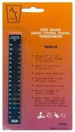 Vertical Wide Range Liquid Crystal Thermometer