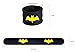 Superhero Slap Bracelets with Original Superhero Emblems for Party Supplies Favors (7 Pack)