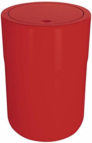 Waste binsXuan - worth having Fashion Colorful With A Trash Can With Garbage Bag Ring Light Texture Plastic (Color : B)
