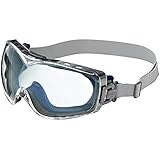 Honeywell Home Uvex Stealth OTG Safety Goggles with Clear Lens, Dura-Streme Anti-Fog/Anti-Scratch Coating & Neoprene Headband