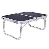 Seatopia Small Folding Table, Multi-Purpose as Laptop Table, Bed Desk, Breakfast Bed Tray or Mini Camping Table, Lightweight and Portable