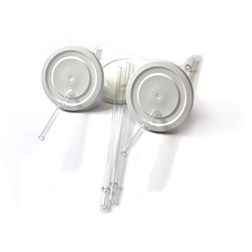 Luminarc 8 Piece ARC International Working Glass Lids, White, Lids and