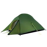 Naturehike Cloud-Up 1, 2 and 3 Person Ultralight Backpacking Tent with Footprint - 4 Season All Weather Free Standing Lightweight Tent 20D Silicone Coated Backpack Camping Dome Tents