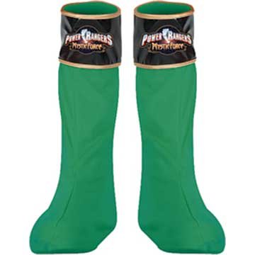 Power Ranger Green Boot Covers Costume Accessory