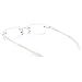 ALTEC VISION Rimless Reading Glasses - Men and Women Lightweight Readers 1.50