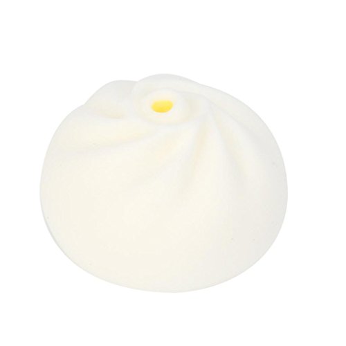 Molyveva Squishy Toys Kawaii, Slow Rising Soft Squishy Squeezen Steamed Creamy Custard Bun Stress Reliever Decompression Toy for Kids Toy Game Gift