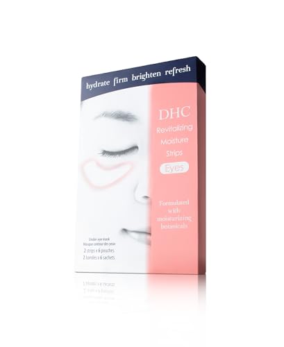 DHC Revitalizing Moisture Strips: Eyes (2 Count), Gel Strip Masks, 6 Applicatio…