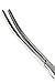 SE 10-Inch Stainless Steel Curved Forceps - Self-Locking, Serrated Tip for Precision Grip and Clamping - Perfect for Crafting, Fishing Tasks, Jewelry Making, and More! -611FC