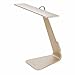 CTLpower LED Table Lamp, Eye-caring Desk lamp, Dimmable LED Light, Rechargeable Table Lamp with USB Charging Port, Ultra Compact Design with 3 Brightness Levels of Reading Study Lamp Light (Gold)