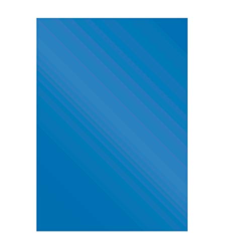 Fellowes 100% Recyclable A4 Gloss Binding Covers Heavyweight 250gsm Presentation Covers - FSC, Blue, Pack of 100
