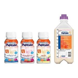 PediaSure Peptide 1.0, Strawberry, Rtf, Institutional - 24 ct.