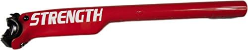 Strength Full Carbon Fiber Seatpost 400mm Length Cycling Bicycle MTB Bike Dia 27.2 Red Gloss Seatposts