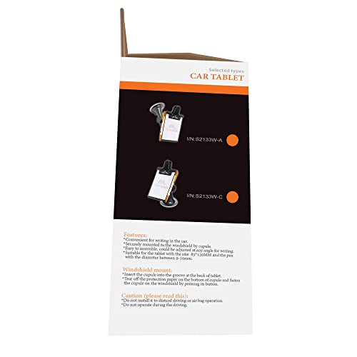 Car Clip Board, Dashboard Memo Pad with Pen Holder & Pad Mount