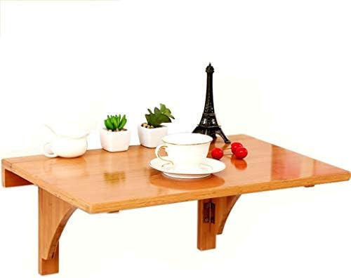 デスク 壁掛け折りたたみテーブル キッチンカウンター 折り畳み式のテーブルホームの壁表 ウォール コンピュータデスク 壁掛けソリッドウッドテーブル Color Wood Color Size 60 40cm Distribuidoravalmor Com