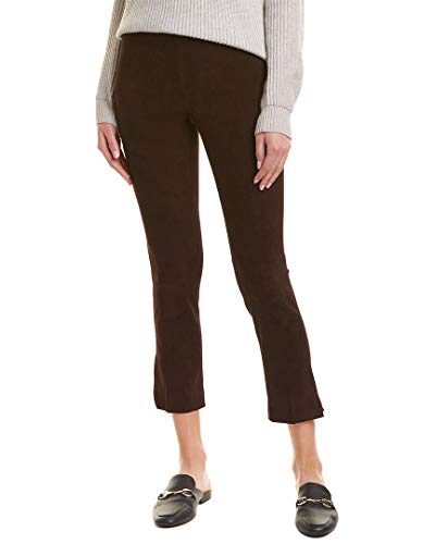 Vince Womens Split Hem Suede Crop Legging, Xs, Purple