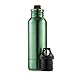 BottleKeeper 1.0 The Original Stainless Steel Bottle Holder and Insulator to Keep Your Beer Colder, 12 oz, Blue