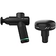 Hypervolt Go 2 - Featuring Quiet Glide Technology - Handheld Percussion Massage Gun | 3 Speeds, 2 Interchangeable Heads and Hypervolt Heated Head Attachment – Compatible with All Hypervolt Models