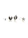 Nuwastone Moon & Star & Planet Earrings or Clips Set Little Universe Earrings Clips
