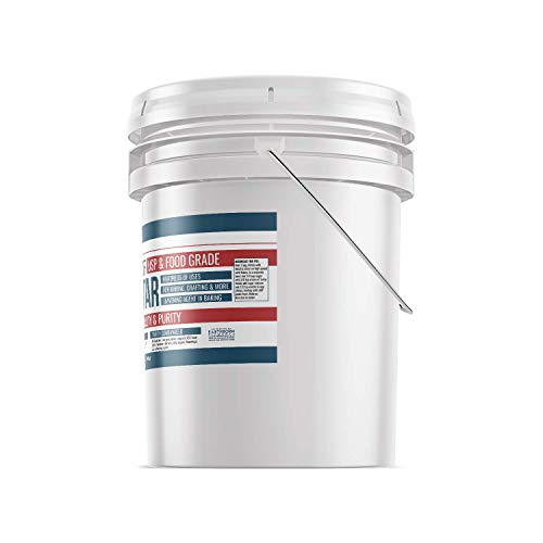 Cream of Tartar (5 Gallon) by Earthborn Elements, Resealable Bucket, Highest Purity, Baking Additive, Non-GMO, Kosher, Gluten-Free, All-Natural, DIY Bath Bombs