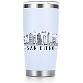 Generic San Diego Coffee Tumbler, 20 oz, White