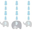 Creative Converting Little Peanut Boy Hanging Decorations (Pack of 9) | Baby Show Party Accessory