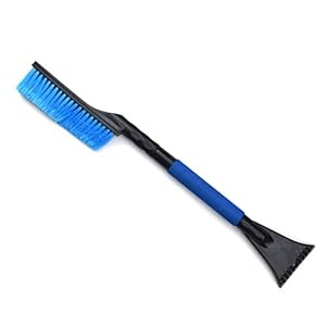 Liancany Multifunctionele verstelbare 2 in 1 auto ijskrabber met borstel venster dak verwijdering