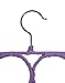 Marcus Mayfield Scarf Hanger & Closet Organizer, The No Snags Best Space Saving Scarf & Tie Hanger & Holder for Scarves, Pashminas & Infinity Scarves | Stores Over 2 Dozen Accessories (1-Purple)