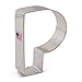 Alphabet Letter P Cookie Cutter - 3.25 Inch - Ann Clark - US Tin Plated Steel