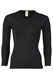 Women’s Thermal Base Layer Top – Lightweight Moisture Wicking Merino Wool Silk Undershirt