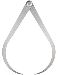 Starrett 26 Series exterior junta de calibre, acero, plano pierna, 1