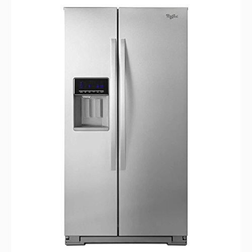 Whirlpool WRS571CIDM 20.6 Cu. Ft. Stainless Steel Counter Depth Side-By-Side Refrigerator - Energy Star