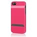 Incipio IPH-848 Stashback for iPhone 5-1 Pack - Retail Packaging - Pink/Gray