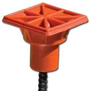 Deslauriers DISC-10 Rebar Cap #3-#7, Pack of 4 (100 Pieces)