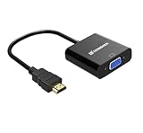 HDMI to VGA 1080P HDMI Male to VGA Female Video Converter Adapter Cable for PC Laptop HDTV Projectors and Other HDMI Input Devices