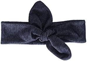 Baby Knot Headband, Toddler Headband, Baby Headwrap, Knot Bow Headband, Denim Headband