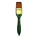 Princeton Artist Brush Co. Lauren Series 4350 - Short Handled Flat Wash Size 1-1/2 - Single Golden Synthetic Paintbrush for Watercolor and Acrylic Painting