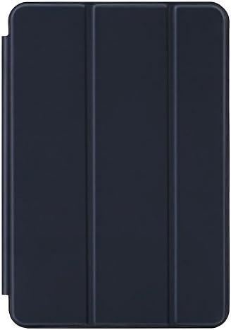 TKOOFN Ultra Thin One Single Piece Design PU Leather Smart Case [Wake/Sleep Function] for Apple iPad Mini / Mini 2 / Mini 3 [compatible with all versions of iPad Mini] Navy - PT5248