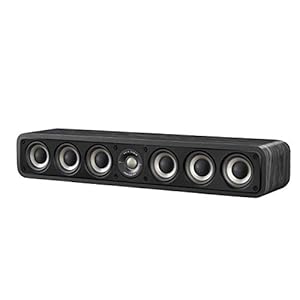 Polk Signature S35e Luidspreker, Slanke Center Speaker voor HiFi Home Cinema, Liggende Speaker met 150 Watt, Poolklemmen…