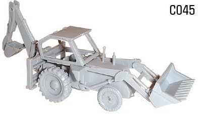 Dapol Model Railway JCB Plastic Kit - OO Scale 1/76, Yellow, Small - Image 3