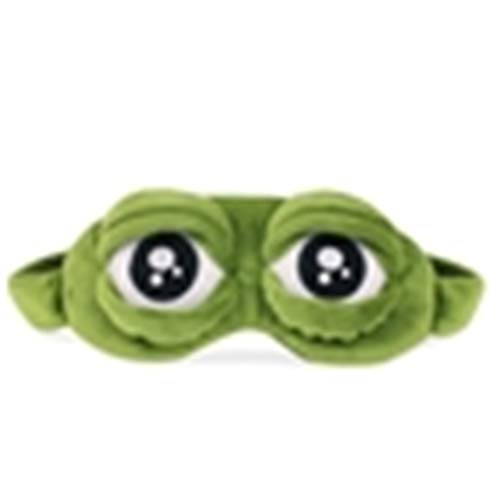 Cartoon Sleep Mask,3D Frog Eye Mask Travel Sleep Soft Padded Shade Cover Rest Relax Blindfold for Children and Adults