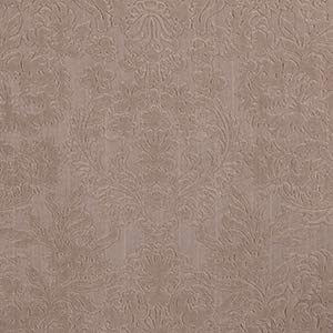 Sure Fit Stretch Jacquard Damask Ottoman Cover - Mushroom (SF40150)