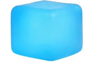 Stress Cube Squishy Fidget Toys Square Squeeze Balls High Density Gel Filled Quiet Fidget for Classroom Student Calming Senso