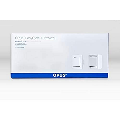 OPUS® EasyStart - Zusätzlicher Lichtschalter im Außenbereich polarweiß