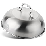 UNCO- Melting Dome, 9 Inch, Stainless Steel, Cheese