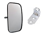 MIRROR & BRACKET PACKAGE UNIVERSAL FORKLIFT TRUCK GOLF CAR