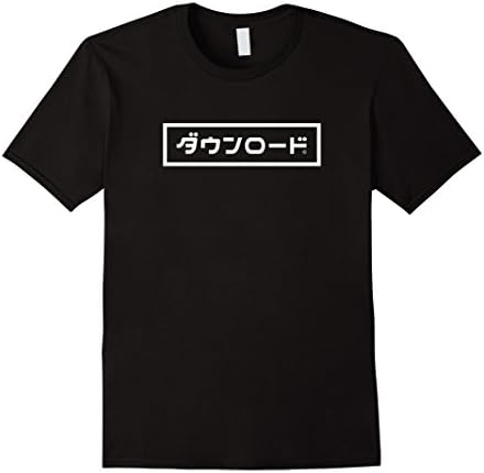 Mens KATAGANA JAPAN street gamer shirt Medium Black