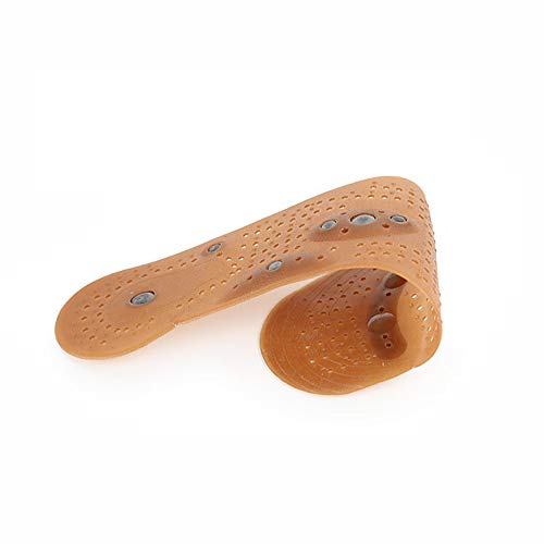 Massaging Insoles for Women Foot Pain Relief - Shoe Insoles Washable and Cutable for Men - Acupressure Magnetic Massage Foot Therapy Reflexology (Brown) - Thumbnail 4