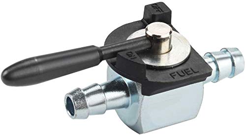 Heavy Duty 1/4" Inline Fuel Shut Off Valve 180° Oregon 07-403 Scag 48568 Replacement - 2 Pack for Lawn Mowers