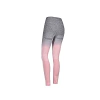 crystal004 Women Sport Pants High Waist Yoga Fitness Leggings Running Trousers Gradient,Dark Pink,S